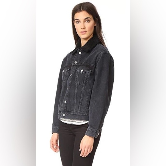 AGOLDE Harper Faux Sherpa Jacket - Picture 2 of 9